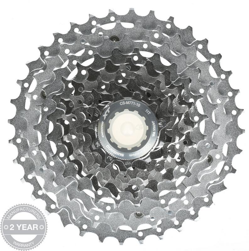 Halfords Shimano XT CS-M771 10 Speed Cassette, 11-36T | Extra 8% off for BC Members