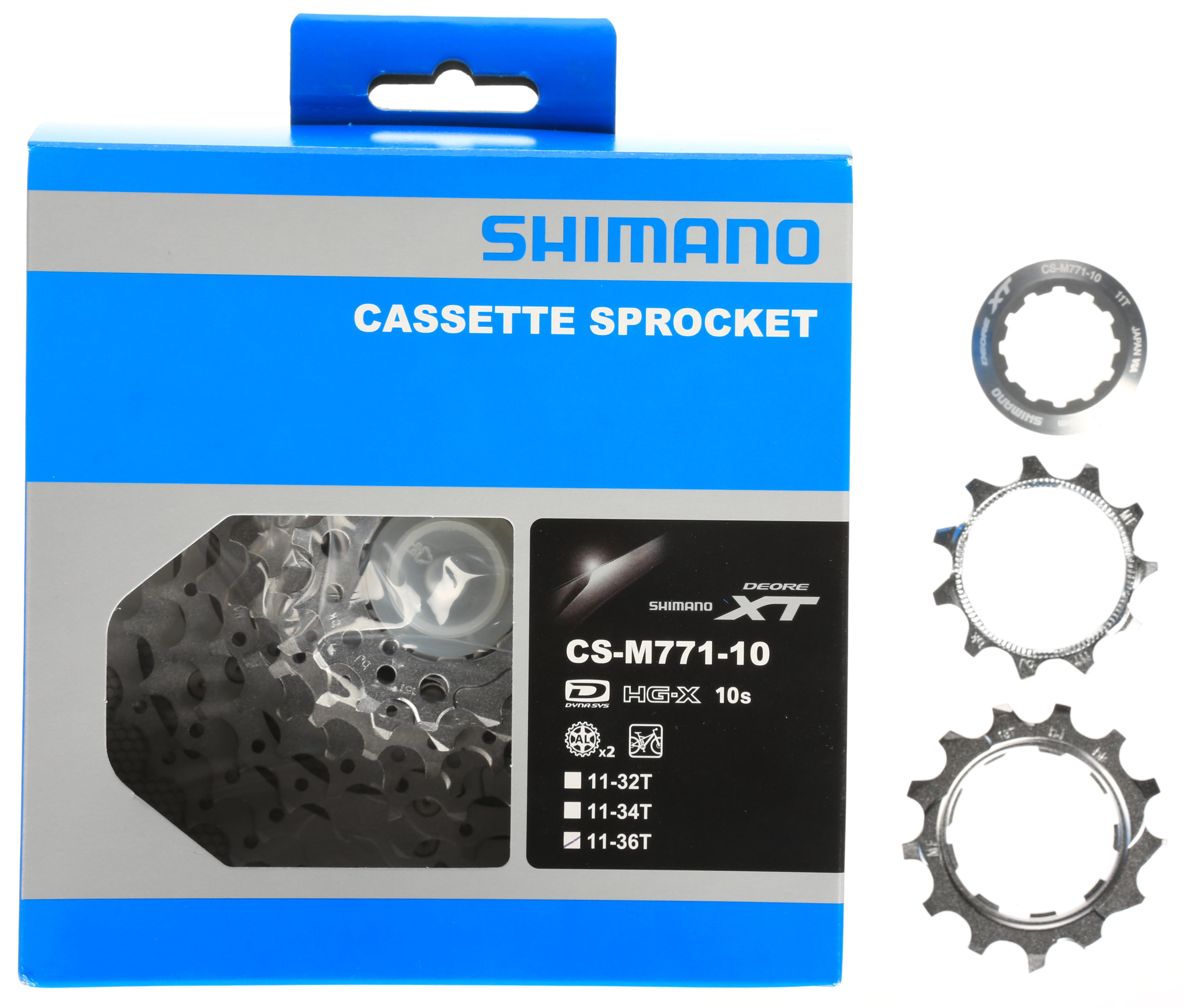 Shimano XT CS-M771 10 Speed Cassette, 11-36T
