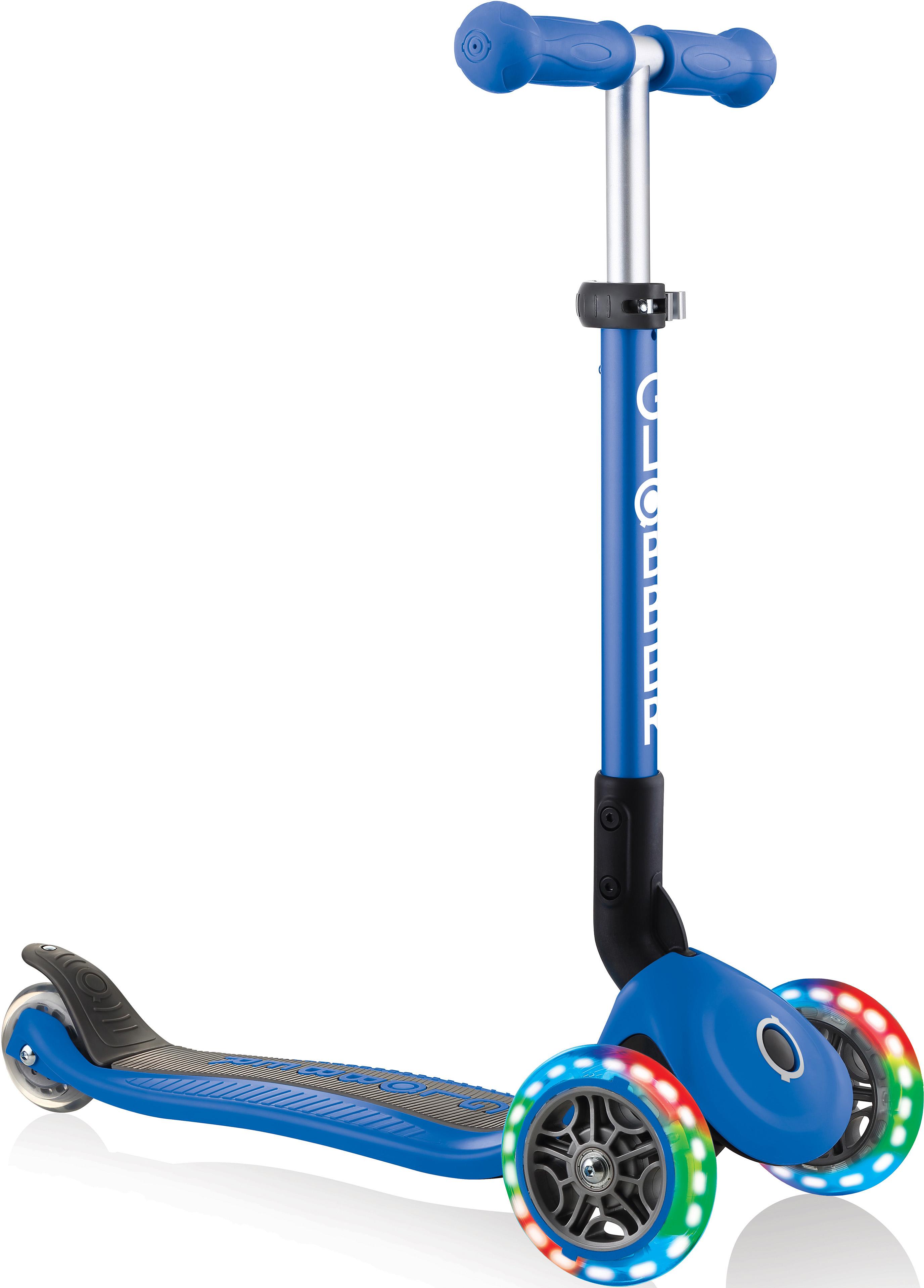 Globber Junior Foldable Lights Kids Scooter