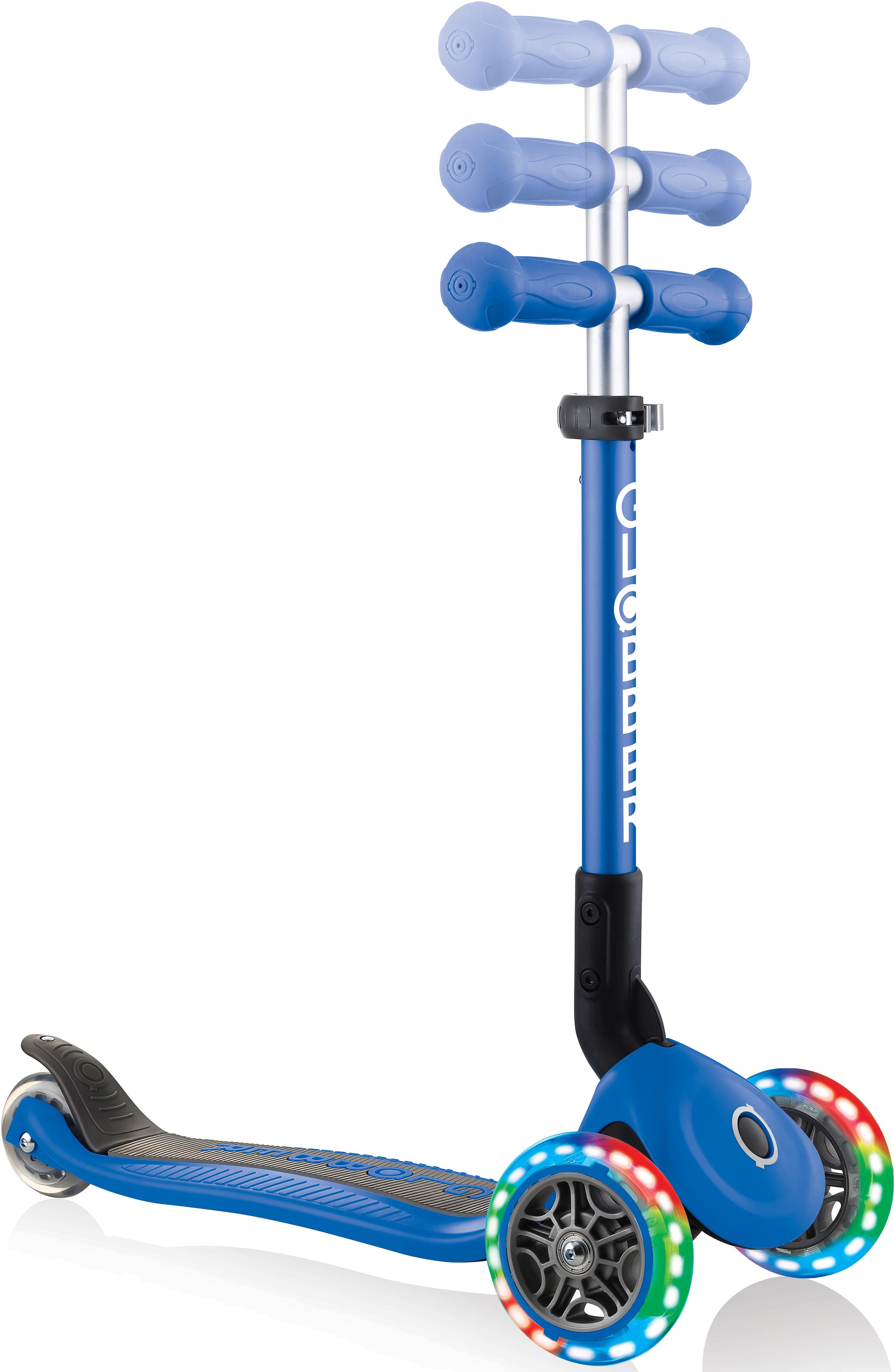 Globber Junior Foldable Lights Kids Scooter