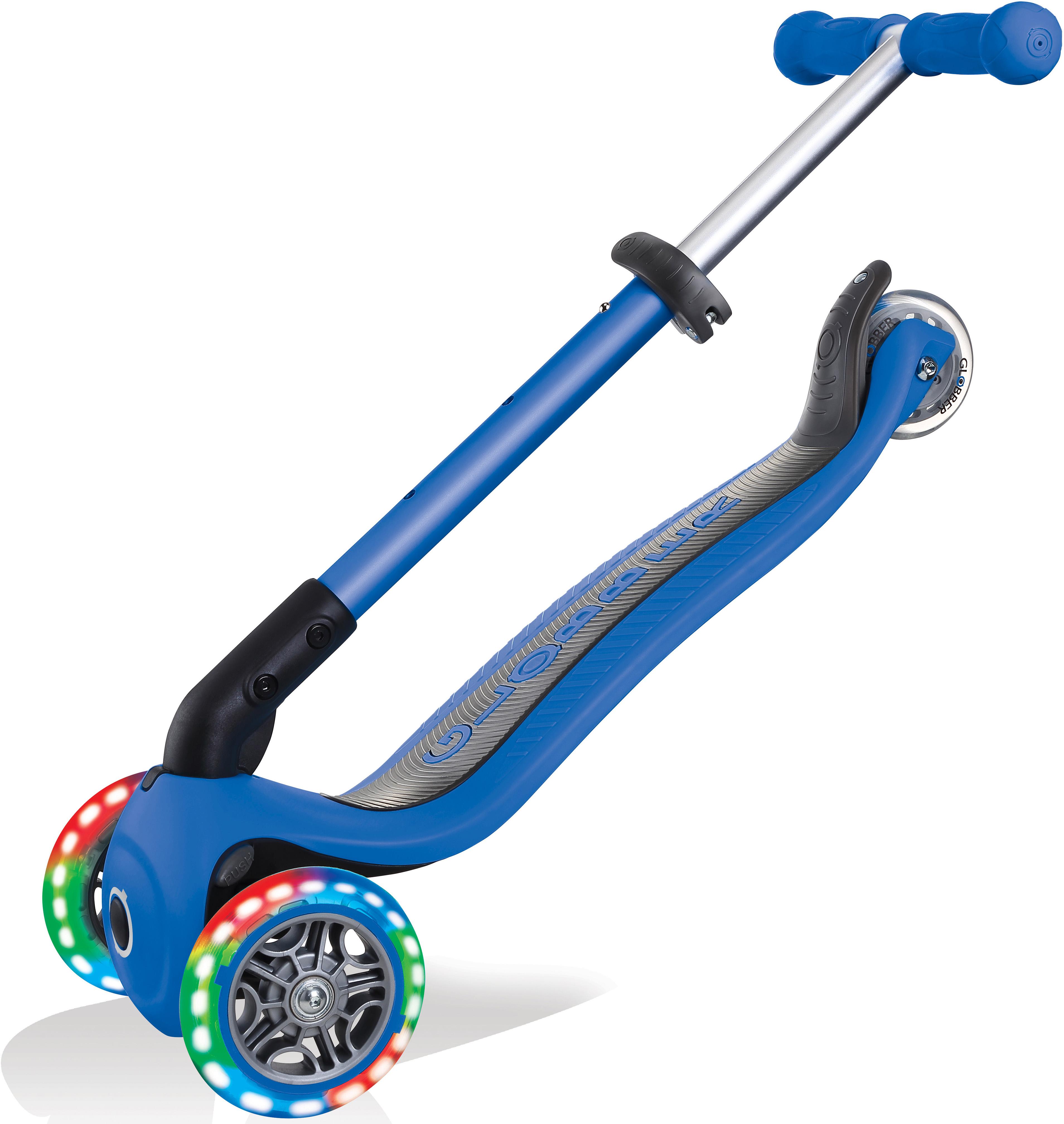 Globber Junior Foldable Lights Kids Scooter