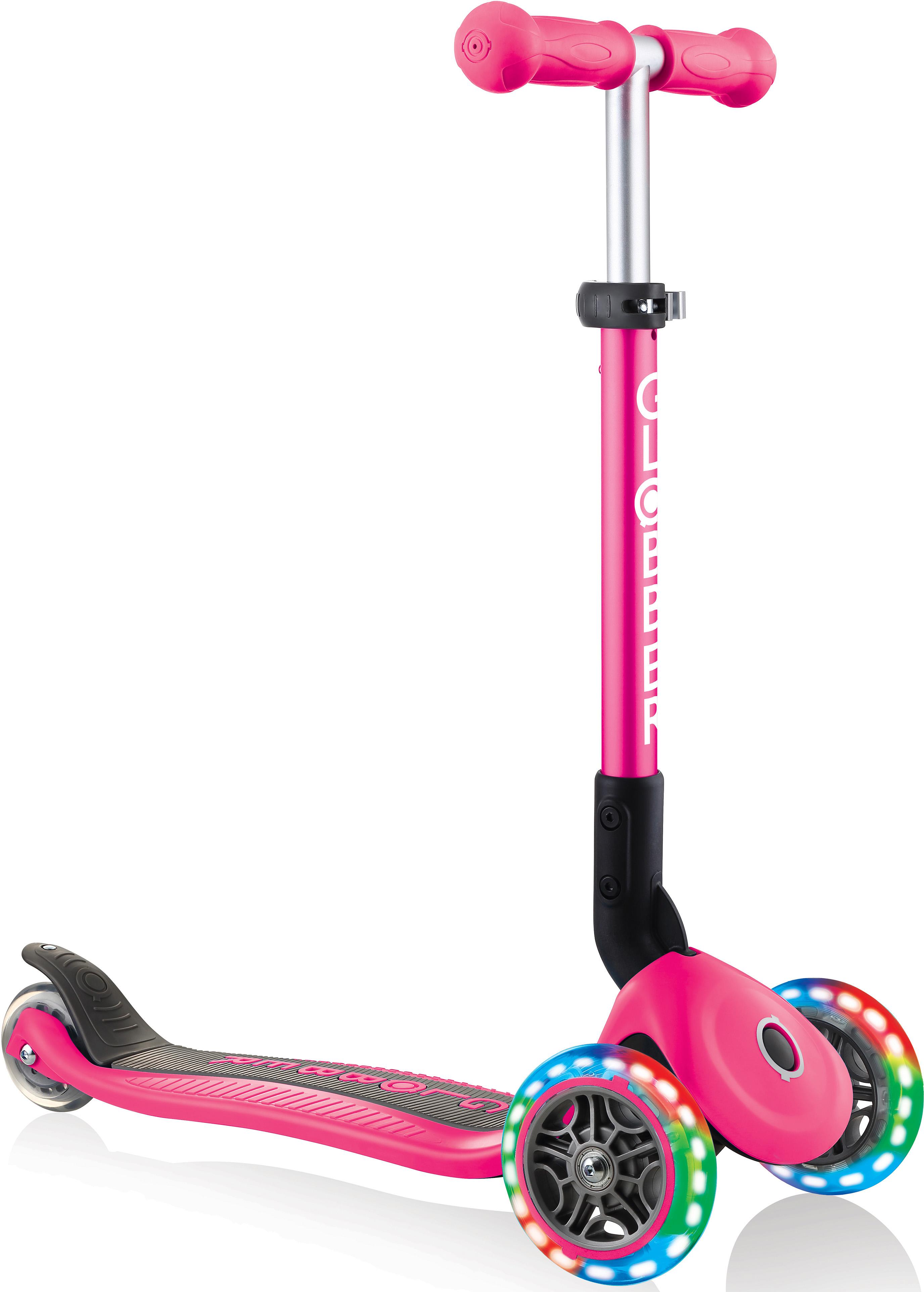 Globber Junior Foldable Lights Kids Scooter
