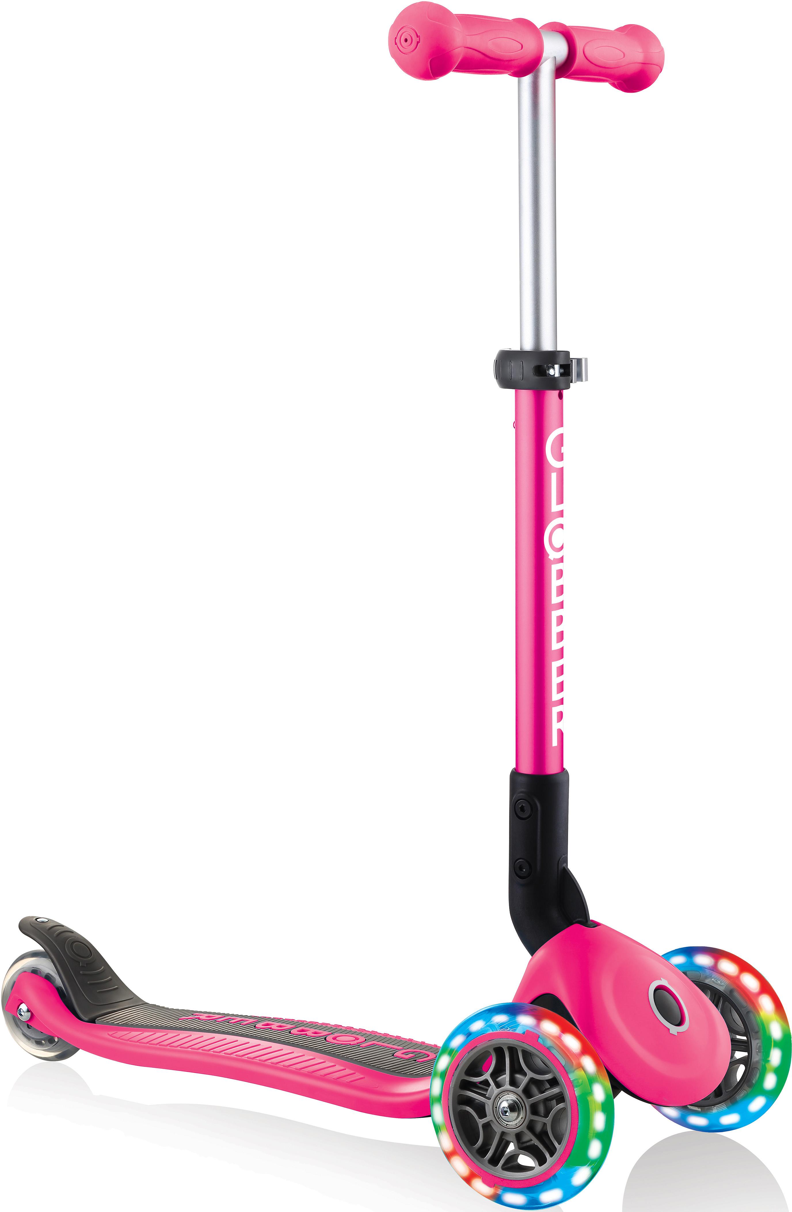 Globber Junior Foldable Lights Kids Scooter