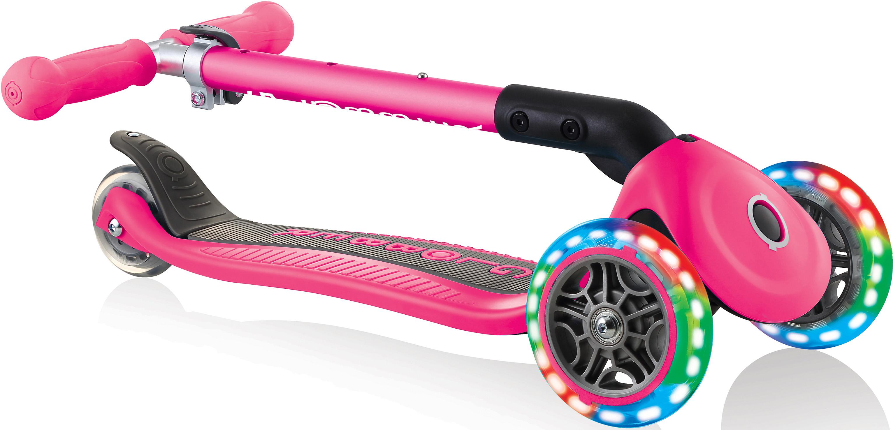 Globber Junior Foldable Lights Kids Scooter