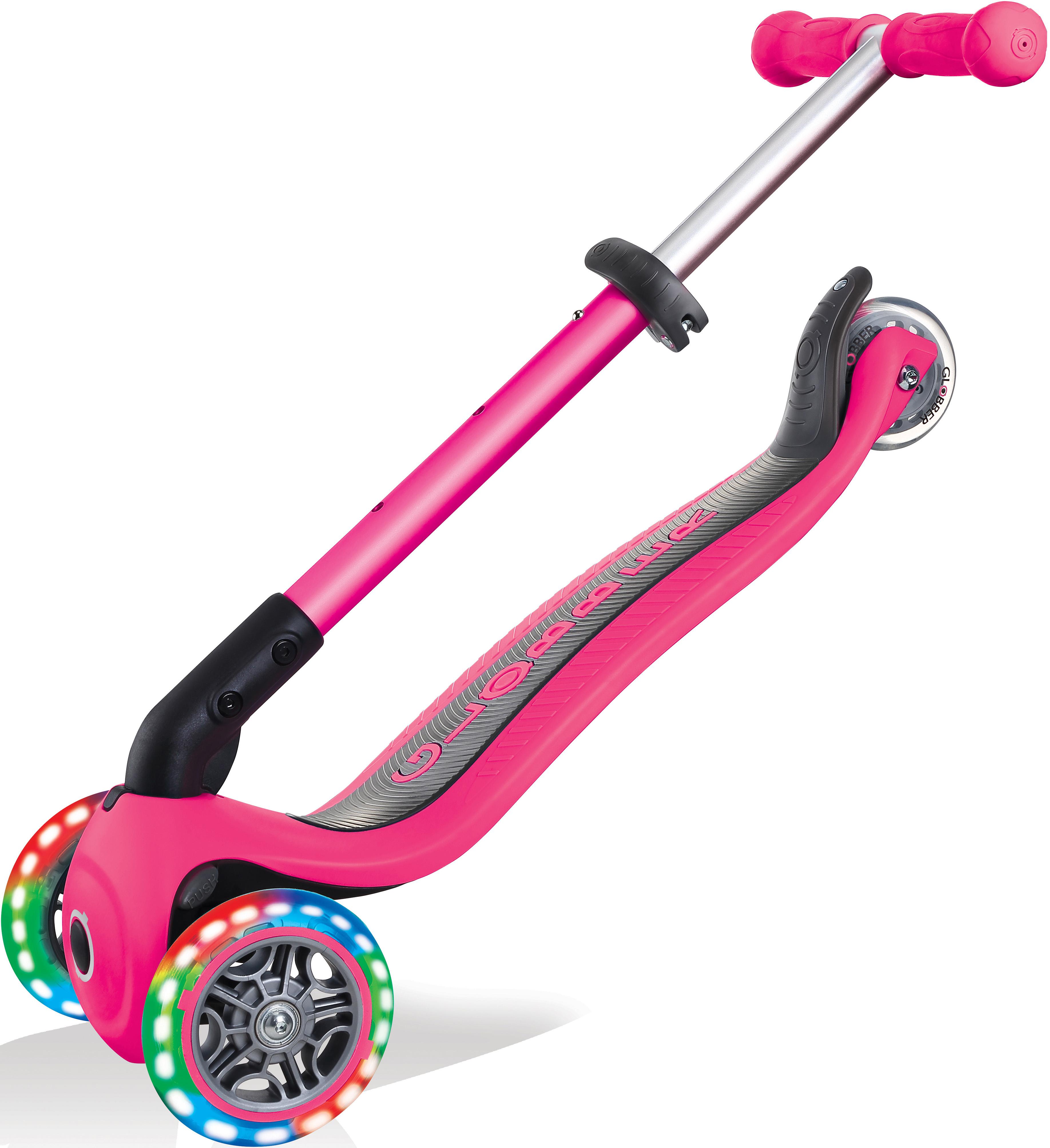 Globber Junior Foldable Lights Kids Scooter
