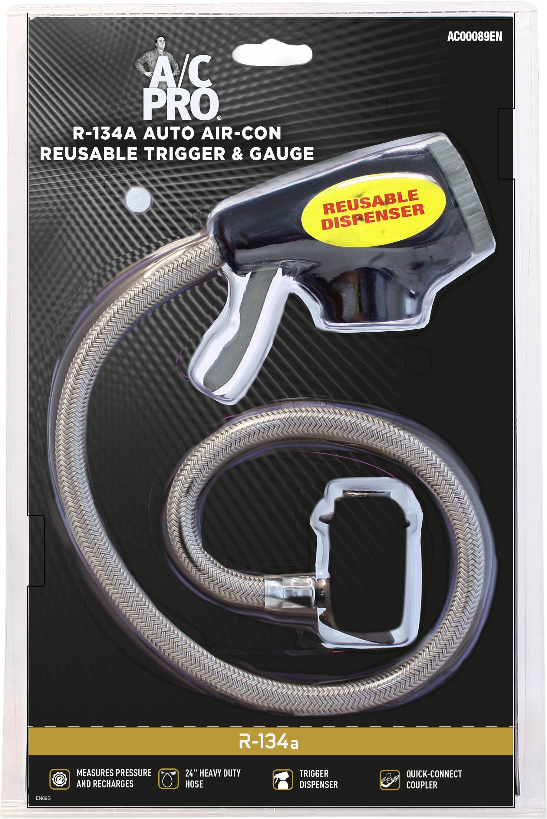 A/C Pro Air-Con Reusable Trigger & Gauge