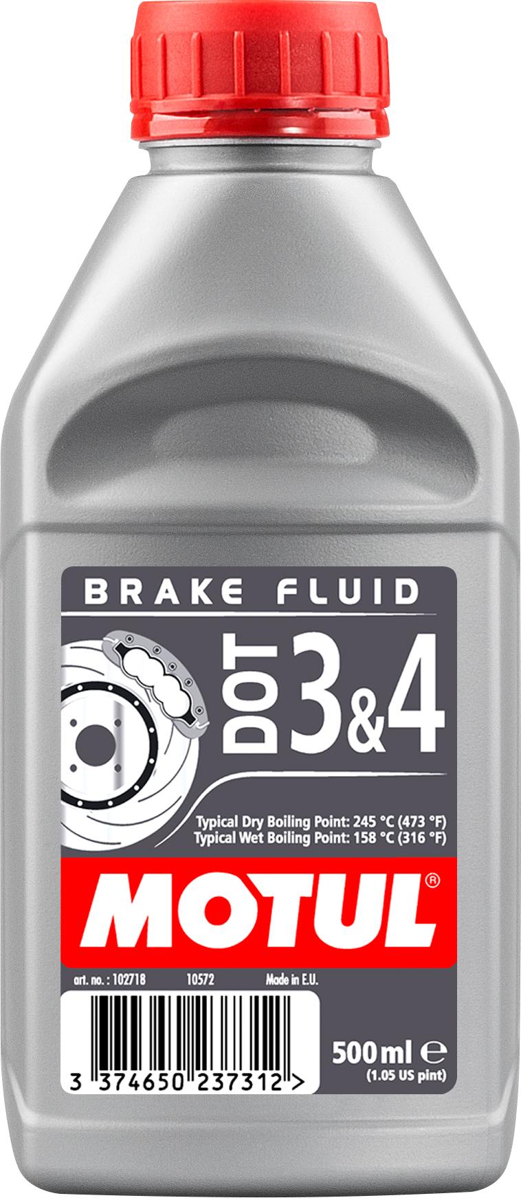 Motul DOT 3 & 4 Brake Fluid 0.5L