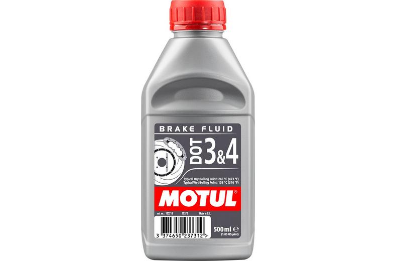Motul DOT 3 & 4 Brake Fluid 0.5L Motul DOT 3 & 4 Brake Fluid 0.5L