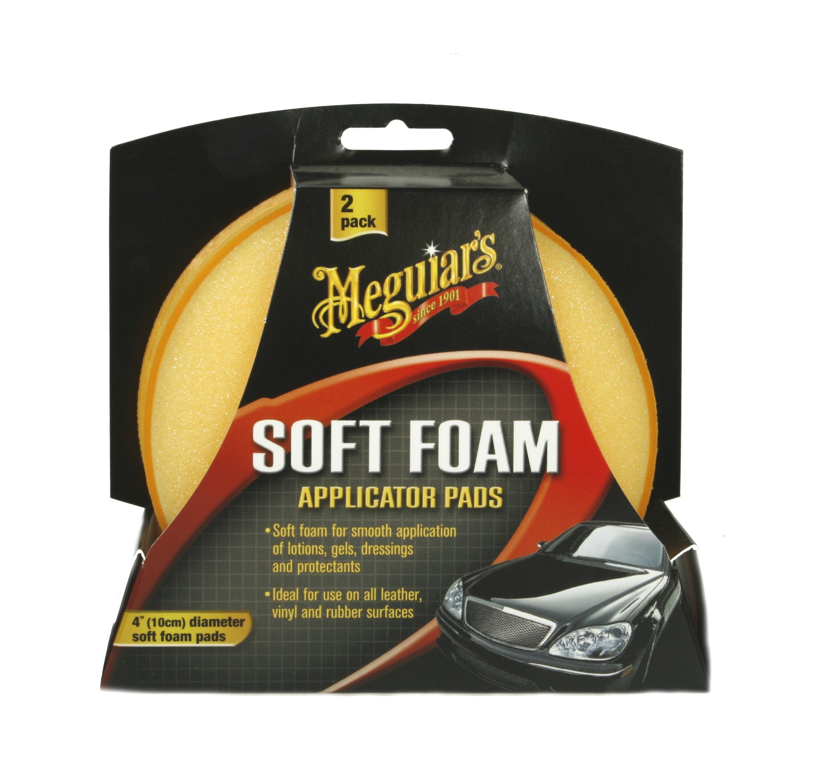 Meguiars Soft Foam Applicator Pads Twin Pack
