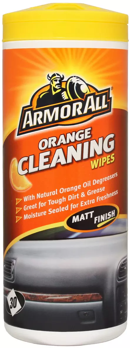 Orange Cleaning Wipes