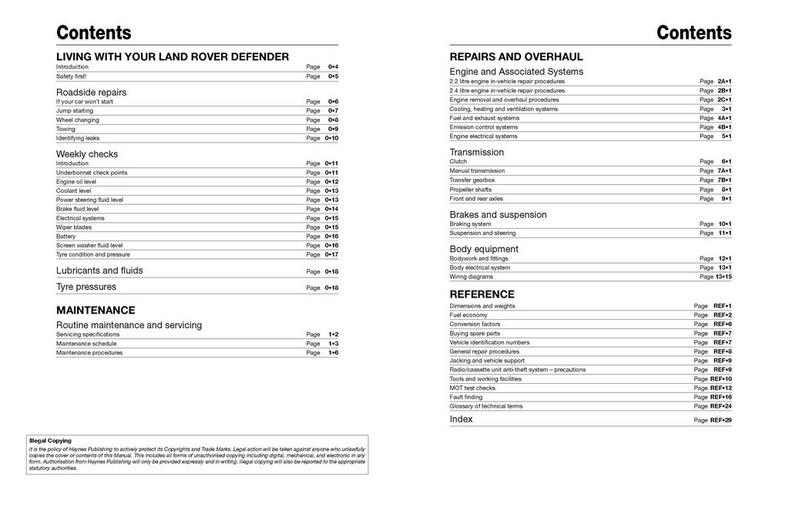 Haynes Land Rover Defender Diesel (07-16) Manual Haynes Land Rover Defender Diesel (07-16) Manual