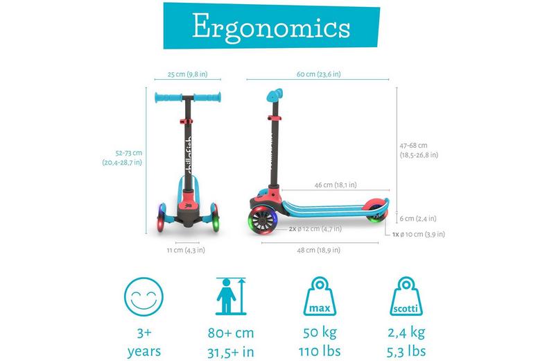 Chillafish Scotti Glow Kids Tri-Scooter Chillafish Scotti Glow Kids Tri-Scooter