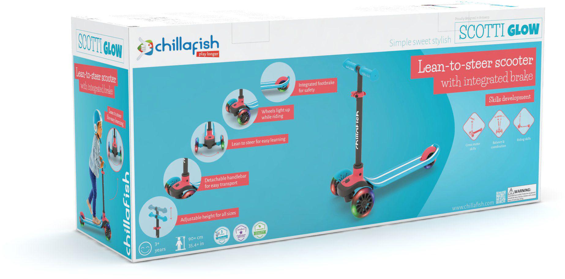Chillafish Scotti Glow Kids Tri-Scooter