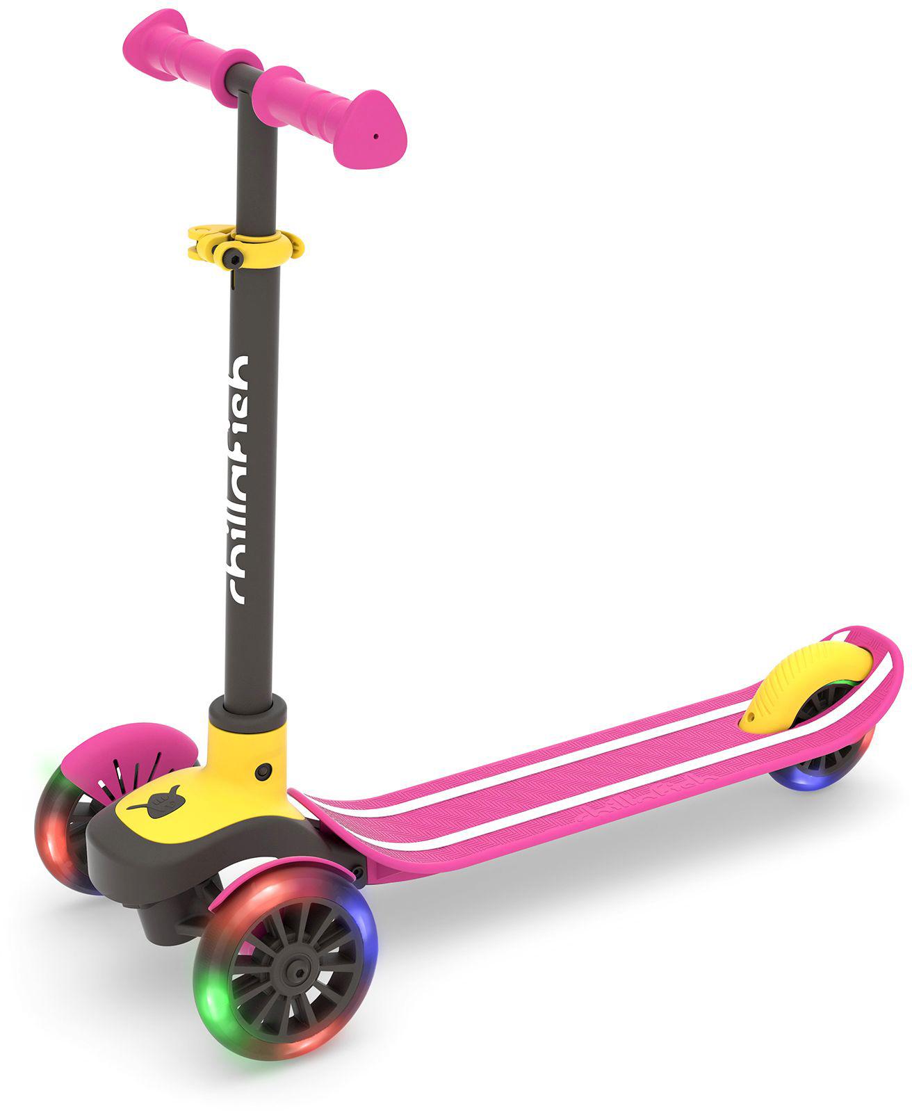 Chillafish Scotti Glow Kids Tri-Scooter - Pink