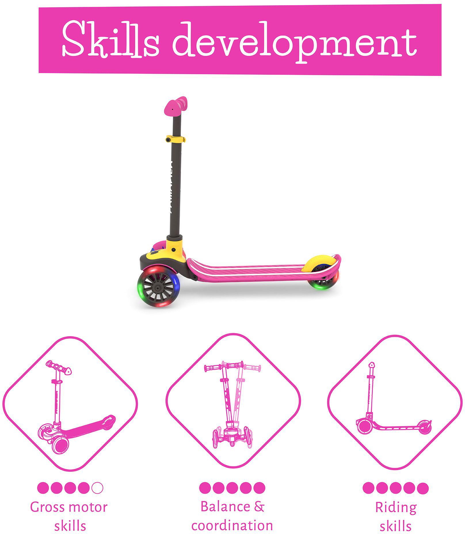 Chillafish Scotti Glow Kids Tri-Scooter