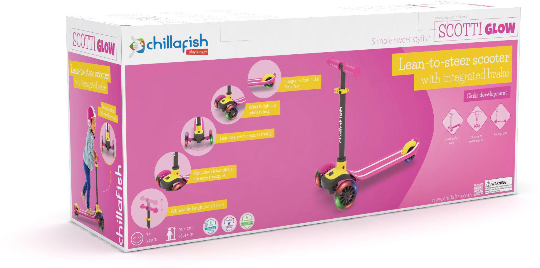 Chillafish Scotti Glow Kids Tri-Scooter