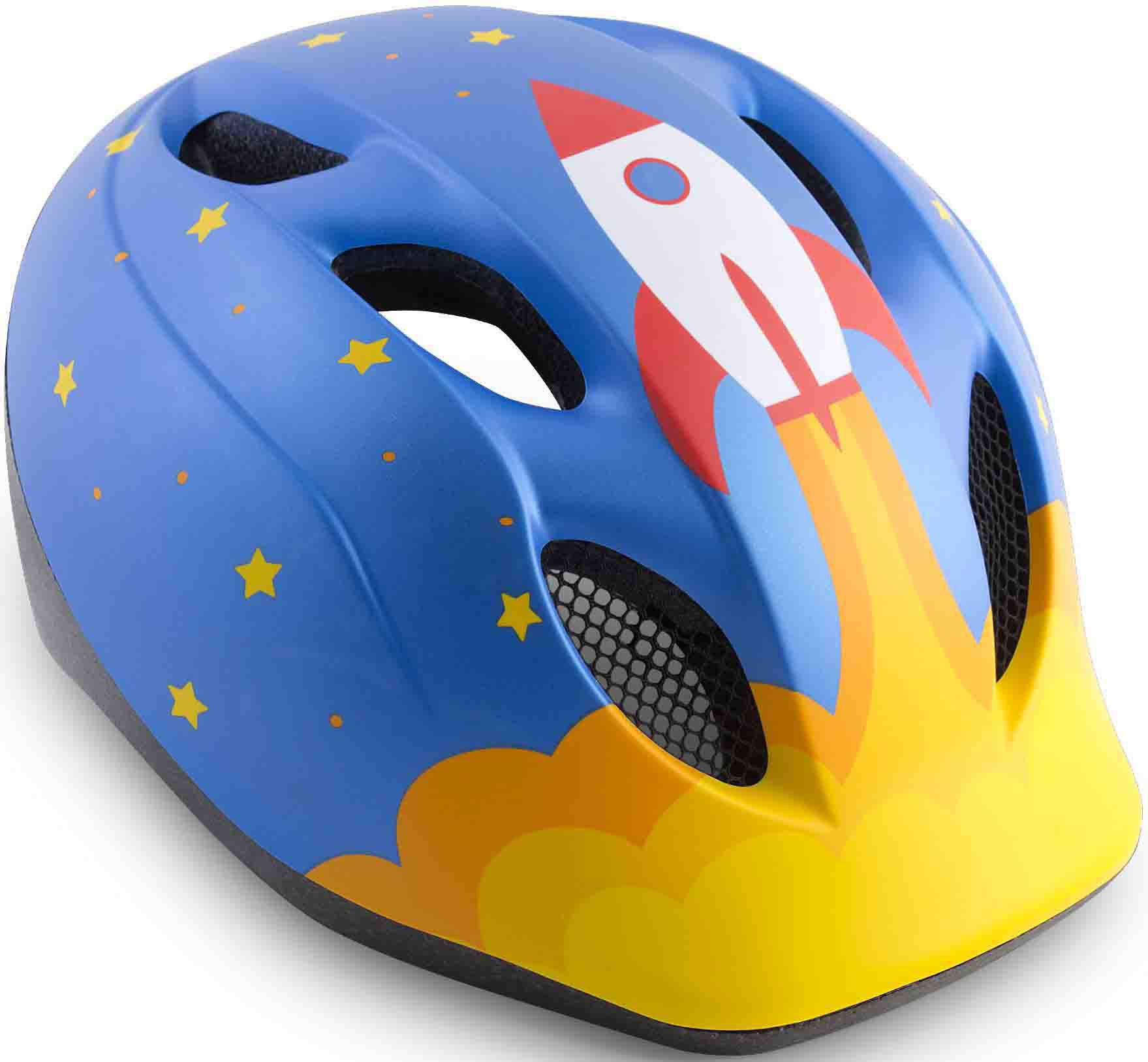 Met Super Buddy Kids Helmet Blue Rocket 46-53Cm
