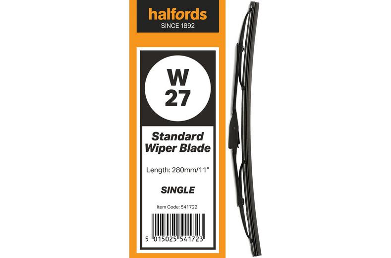 Halfords W27 Wiper Blade - Single Halfords W27 Wiper Blade - Single