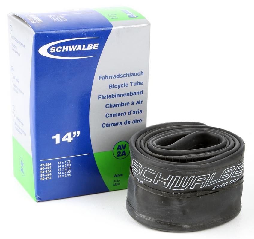 Halfords Schwalbe Bike Inner Tube, 14 Inch X 1.75 - 2.35 Inch (Av2A) | Extra 8% off for BC Members