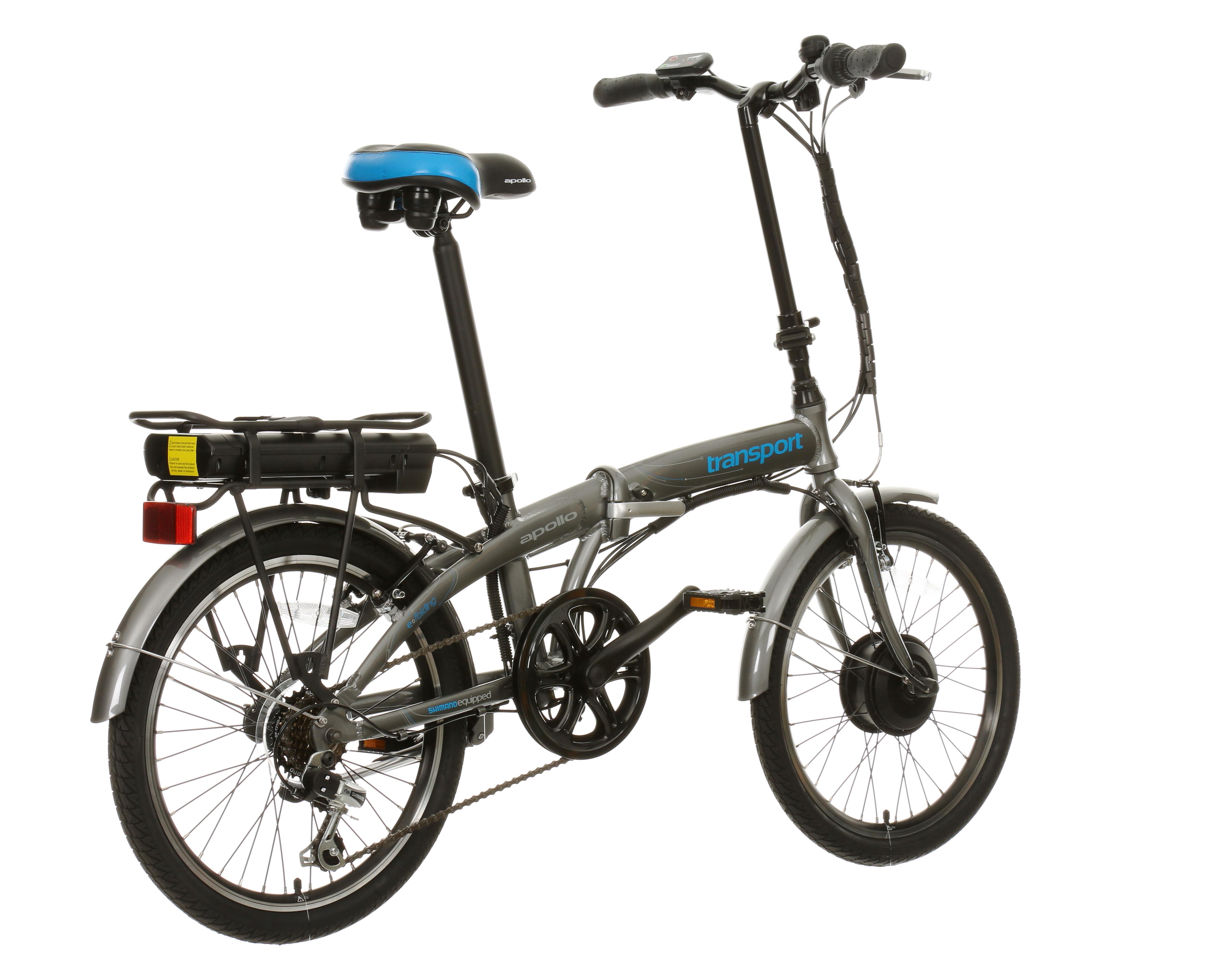 halfords apollo electric folding bike