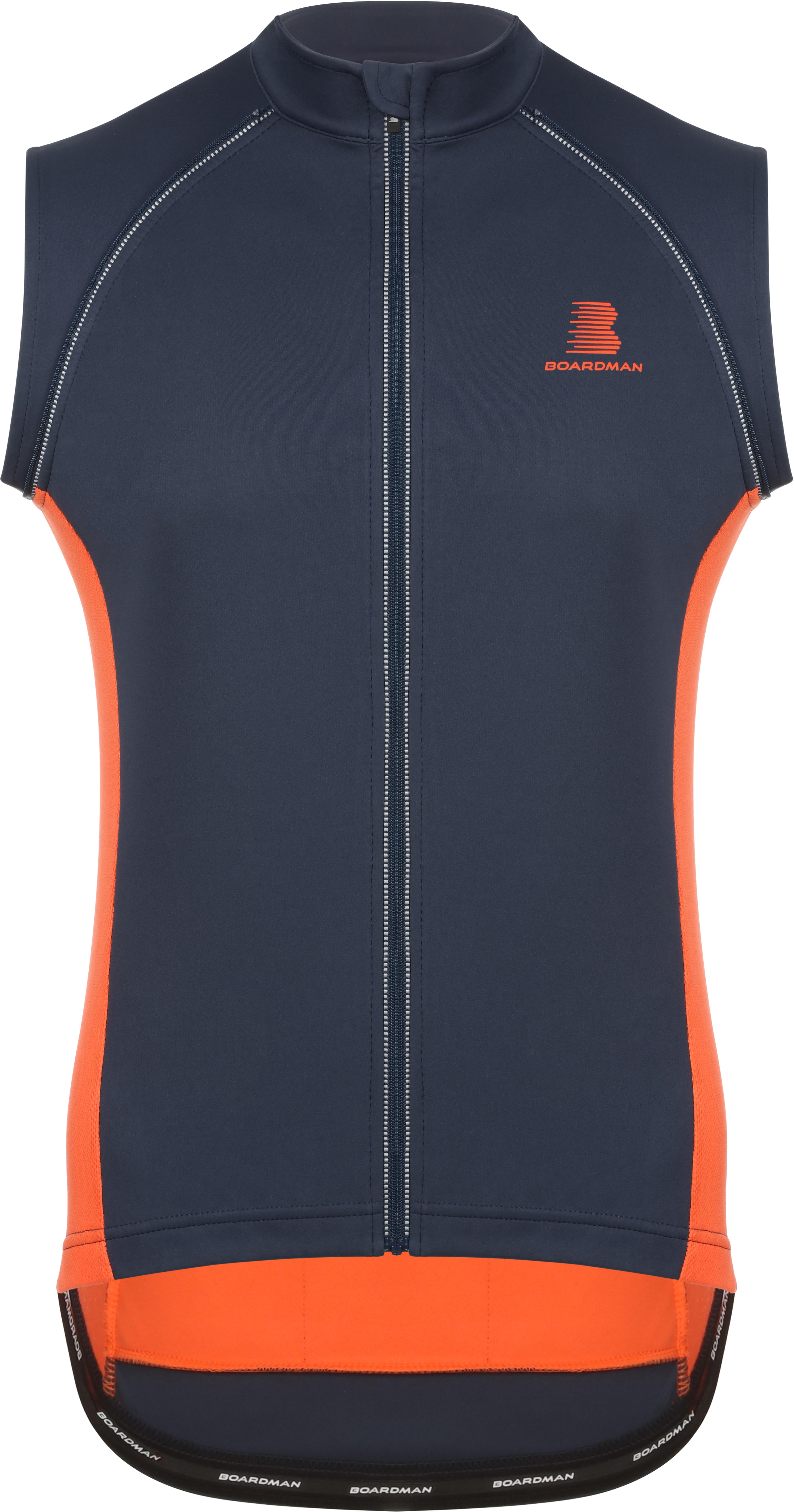 Boardman Mens Windproof Removable Sleeve Jacket - Navy