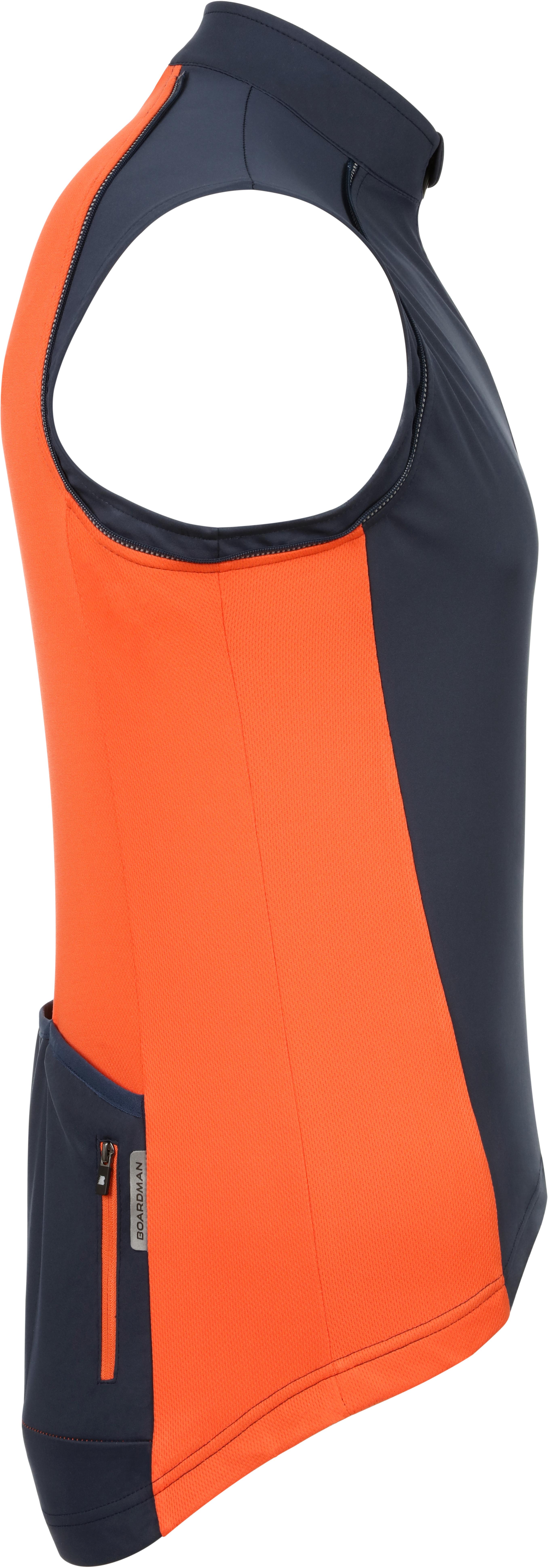 Boardman Mens Windproof Removable Sleeve Jacket - Navy