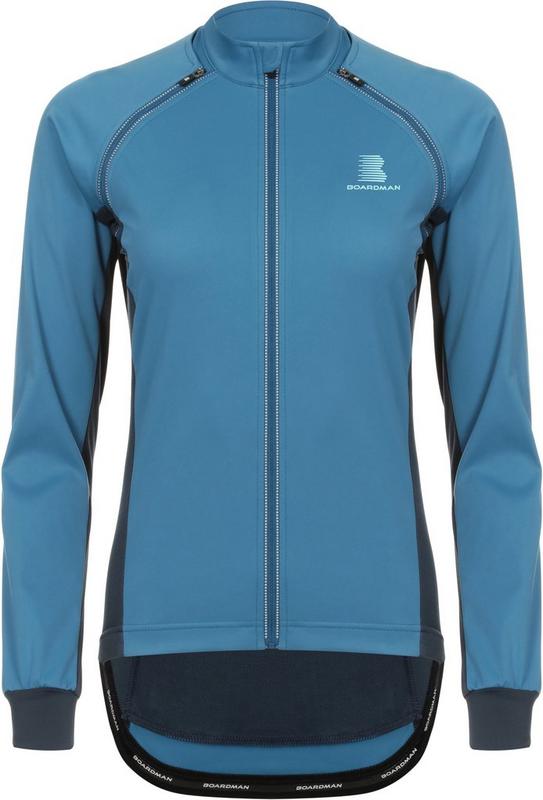Halfords Boardman Ladies Windproof Removable Sleeve Jacket - Blue 8 | Extra 8% off for BC Members