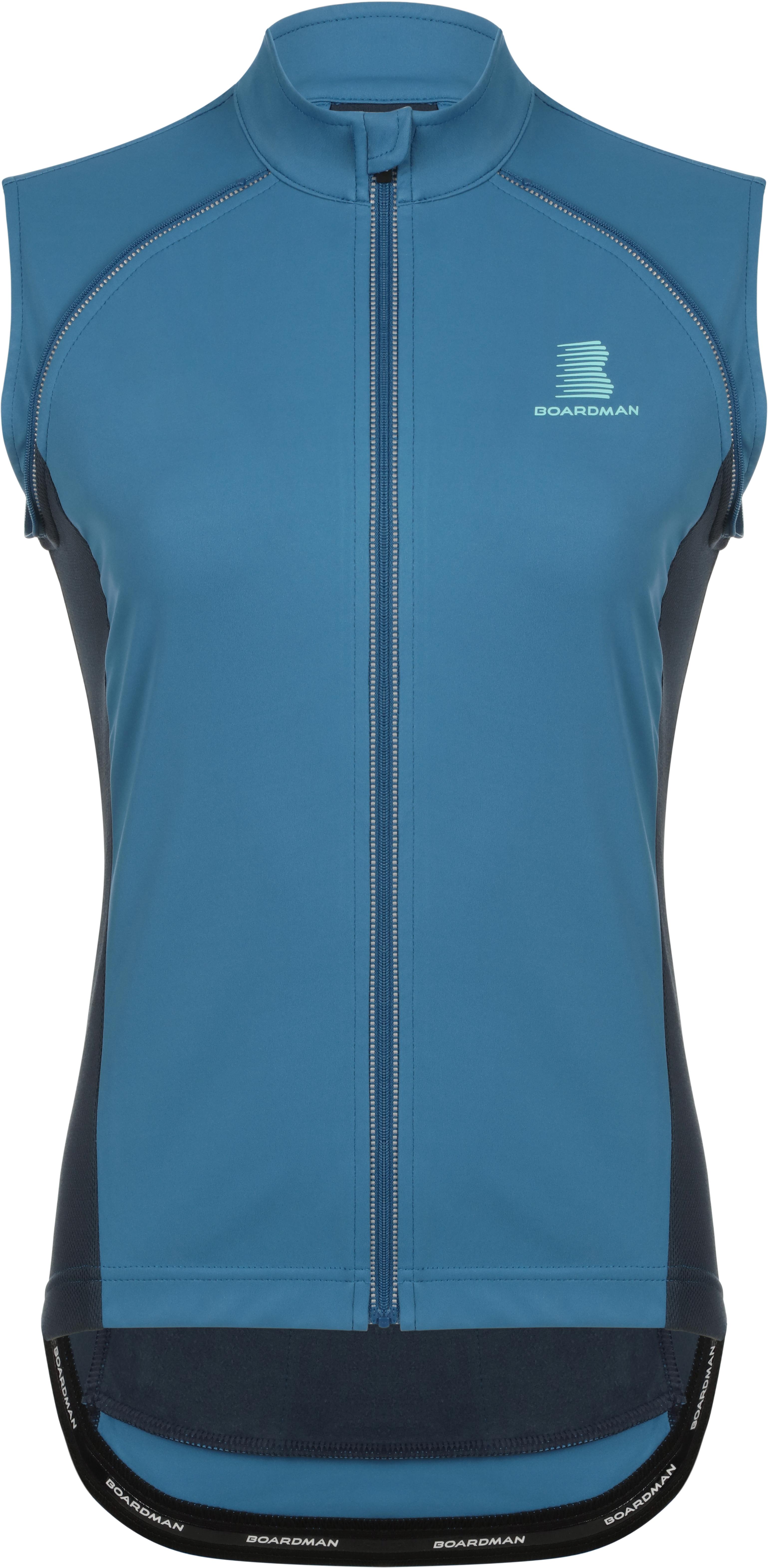 Boardman Ladies Windproof Removable Sleeve Jacket - Blue