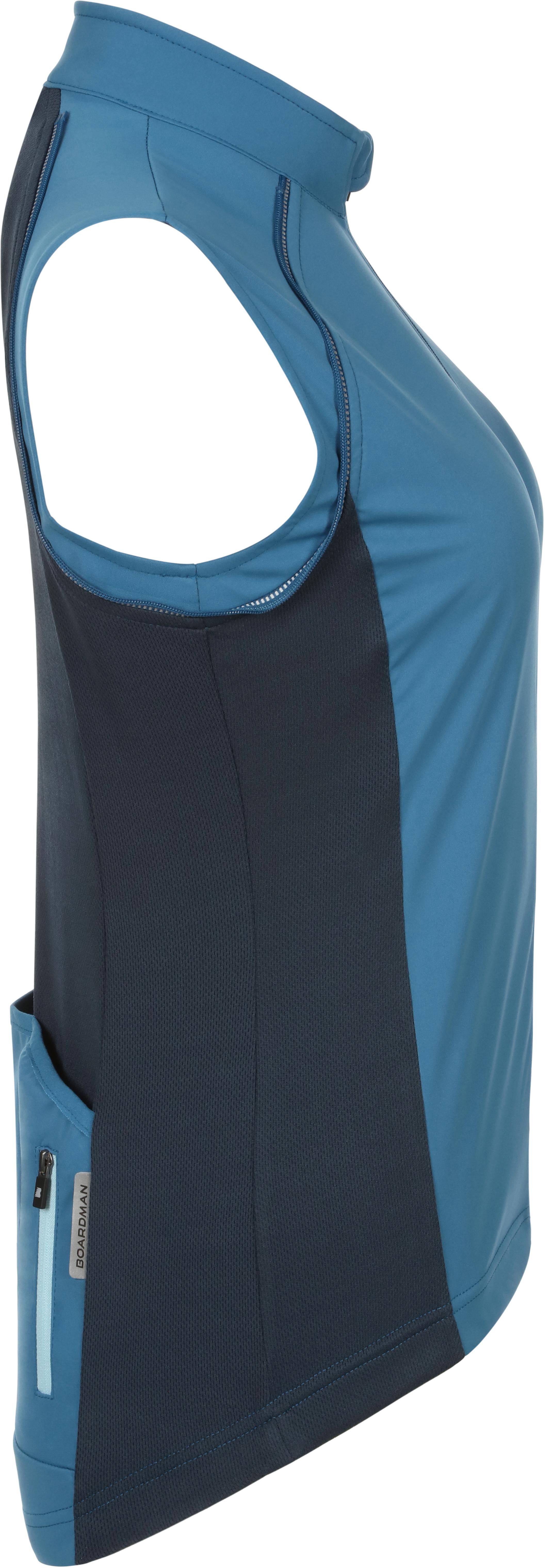 Boardman Ladies Windproof Removable Sleeve Jacket - Blue