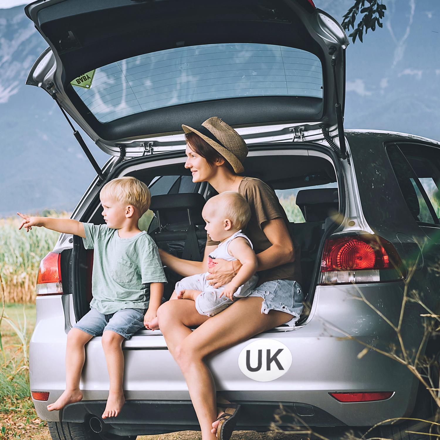 Halfords Oval UK Adhesive Sticker