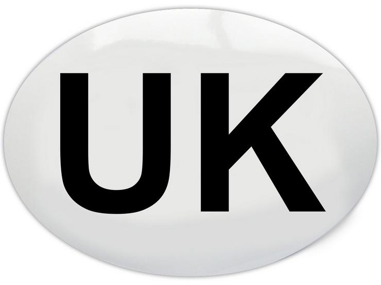 Halfords Oval UK Cling Sticker