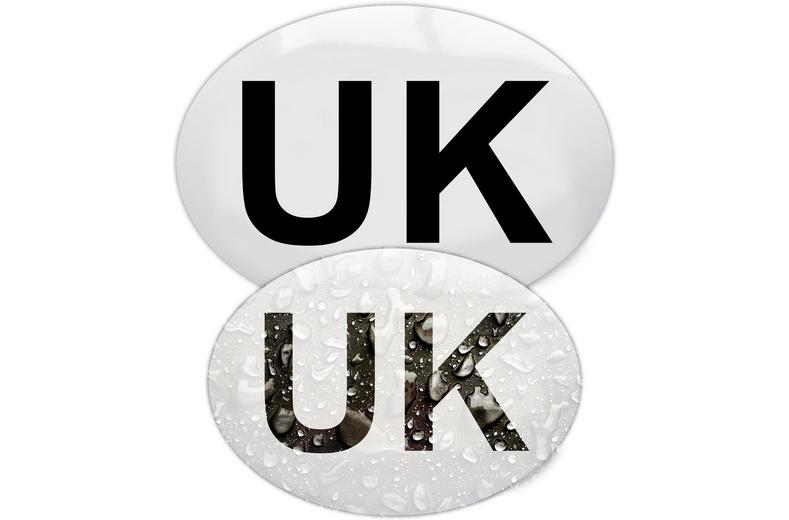 Halfords Oval UK Cling Sticker Halfords Oval UK Cling Sticker