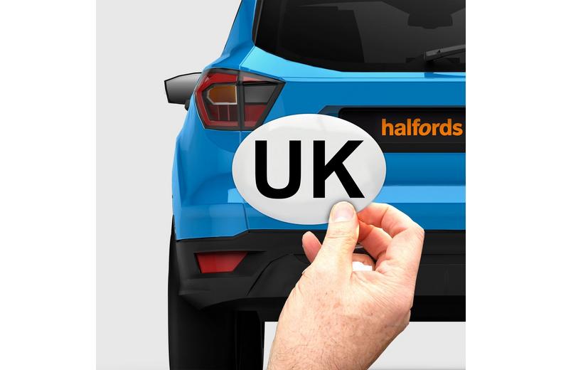 Halfords Oval UK Magnetic Plate Halfords Oval UK Magnetic Plate