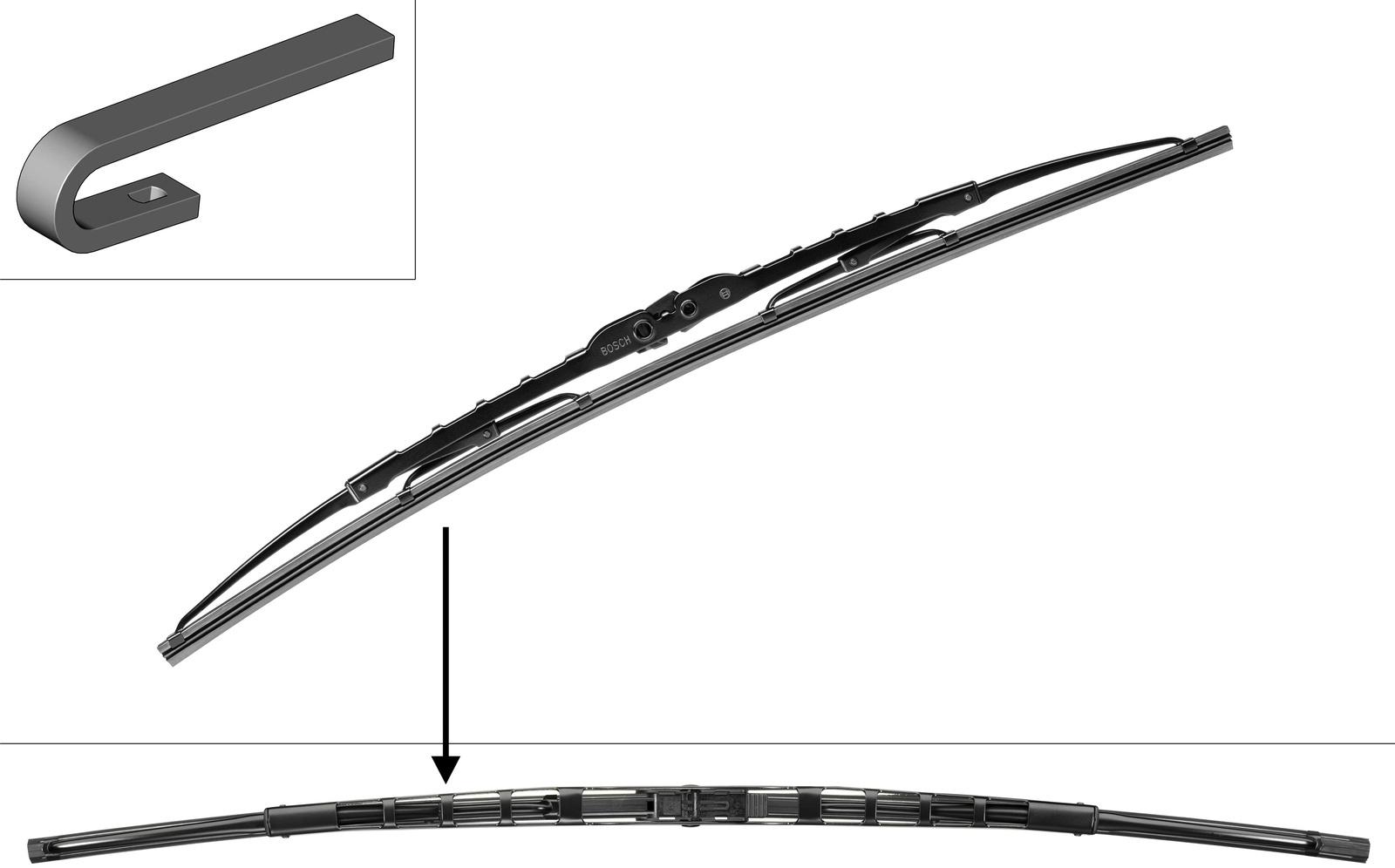 Bosch SP21JS Wiper Blade - Single