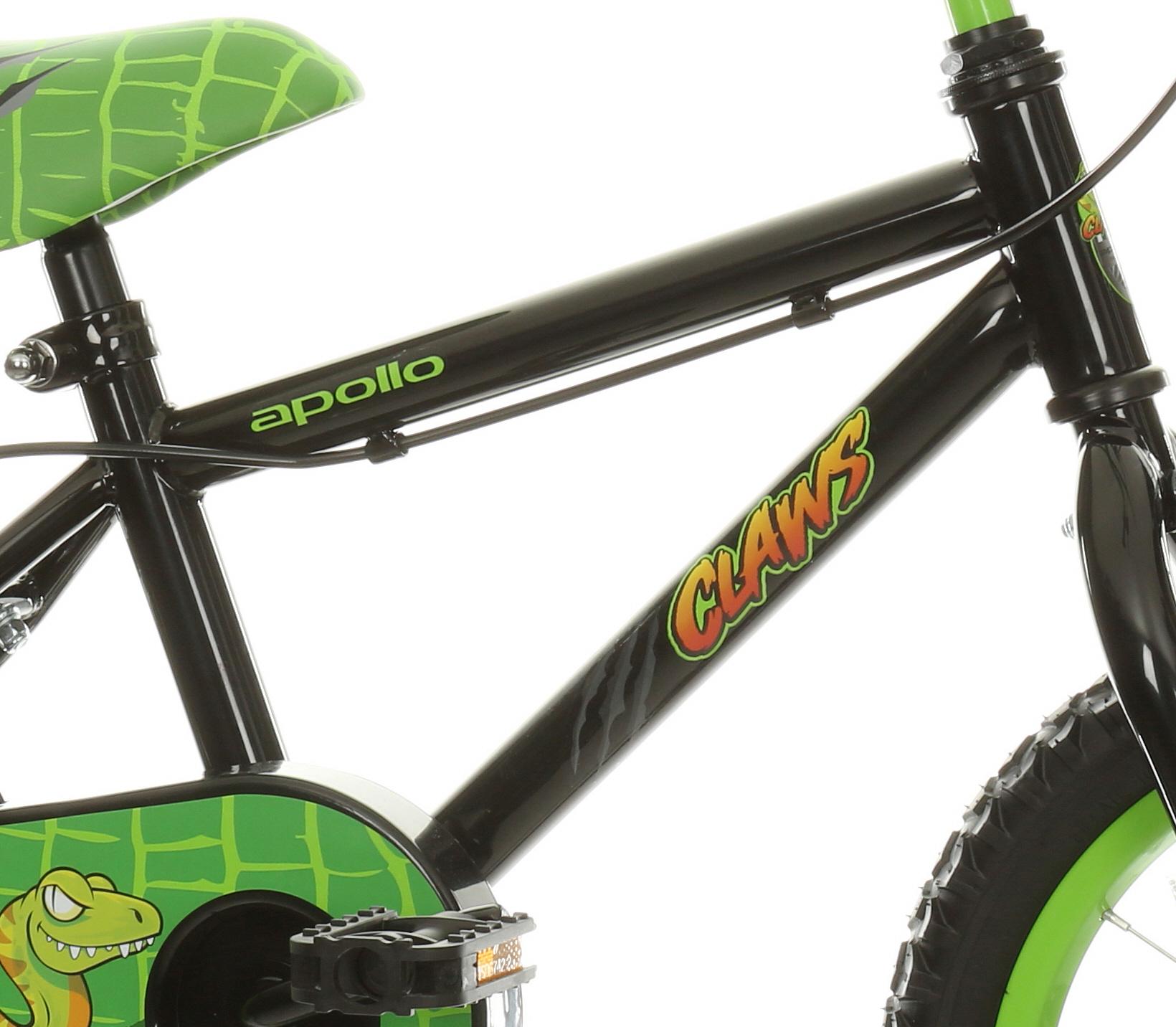Second Hand Grade A Apollo Claws Kids Bike 14 Wheel 2018 Halfords UK