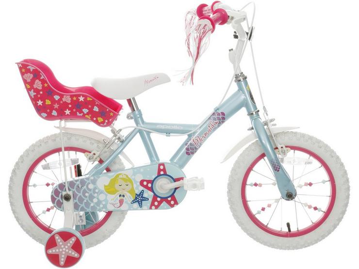 Second Hand Grade B - Apollo Mermaid Kids Bike - 14" Wheel