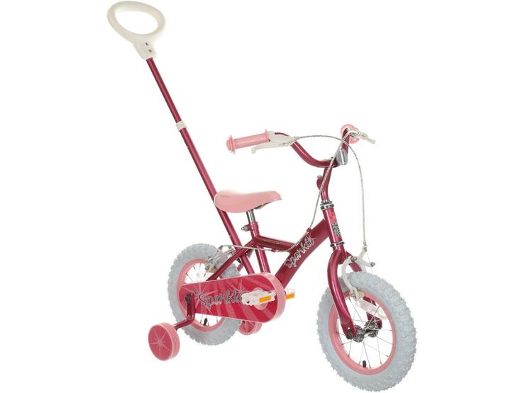 Second Hand Grade C - Apollo Sparkle Kids Bike - 12" Wheel