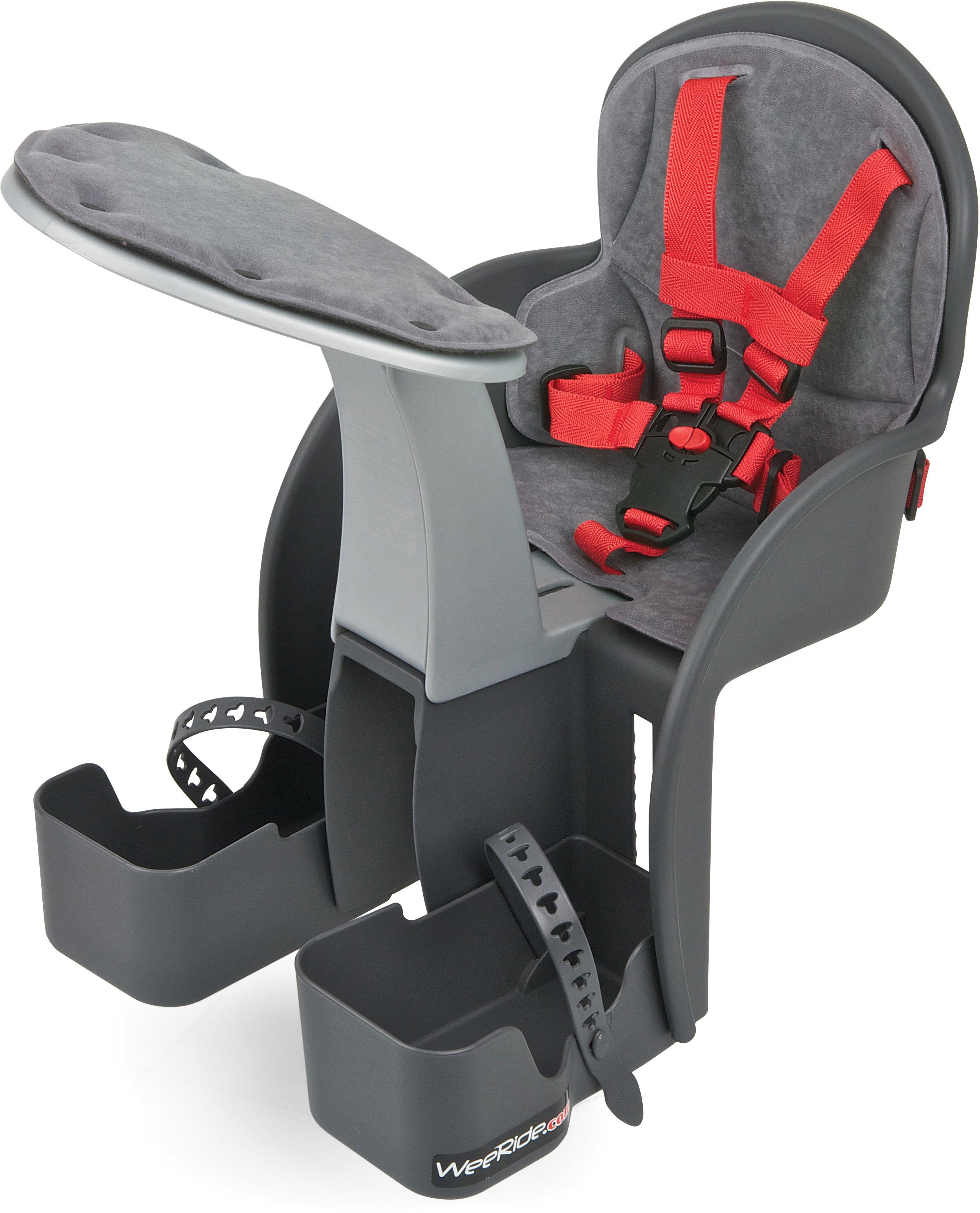 WeeRide Safe Front Child Bike Seat Grey Halfords UK