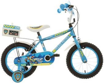 Second Hand Grade B Apollo Police Patrol Kids Bike 2017 14 Wheel Halfords UK