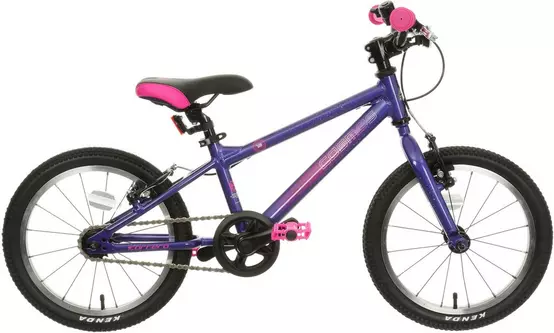 Second Hand Grade B Carrera Cosmos Kids Bike 16 Wheel Purple Halfords UK