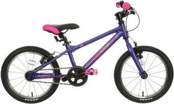 Second Hand Grade C - Carrera Cosmos Kids Bike - 16" Wheel - Purple