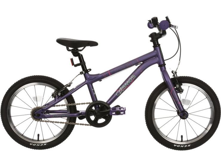 Second Hand Grade C - Carrera Cosmos Kids Bike - 16" Wheel - Purple