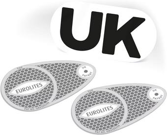 Halfords UK Magnetic Sticker & Headlamp Converters Pack