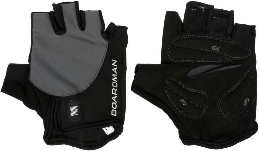 Boardman Gel Cycle Mitts Grey Small Halfords UK