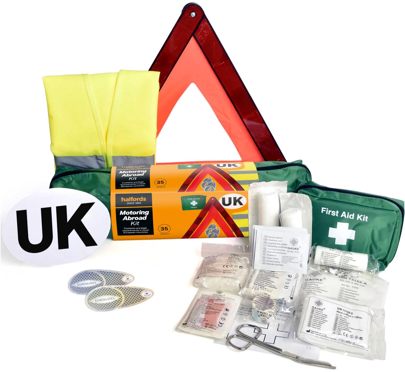 Halfords Motoring Abroad Kit Halfords UK