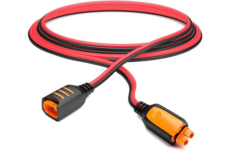 European Extension Cable With Switch - Euro Male To Female, 2x0.75mm², Various Lengths (0.8m To 5m)