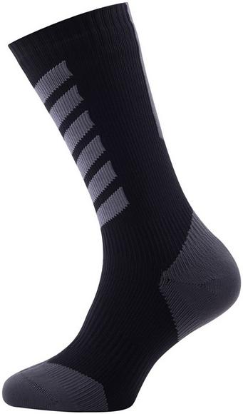 Sealskinz MTB Mid Sock with Hydrostop, Black, S