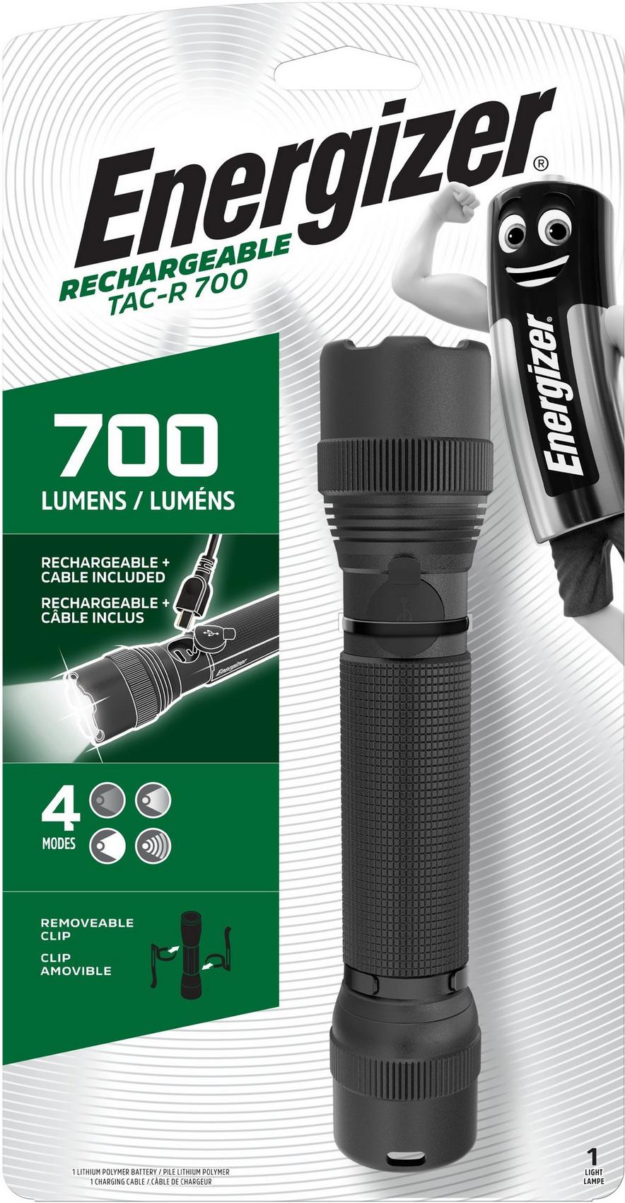 Energizer Tactical Rechargeable 700 Halfords UK