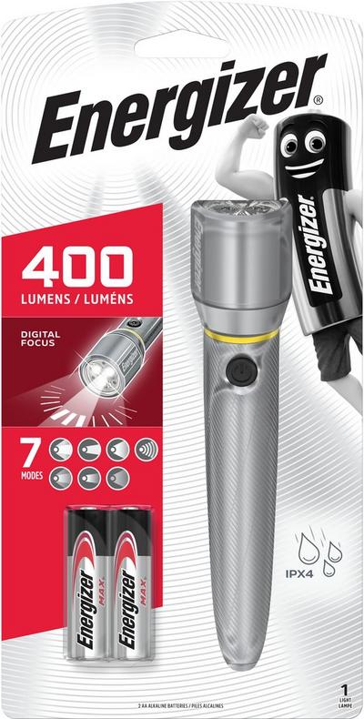 Energizer Vision HD Metal 2AA Torch Energizer Vision HD Metal 2AA Torch