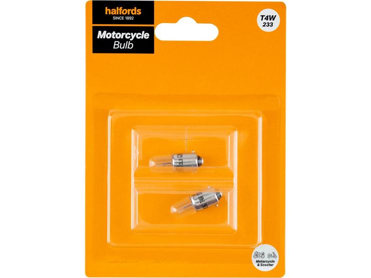 Halfords Core Motorcycle Bulb T4W 233